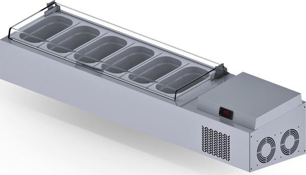 Iceinox Set Üstü Saladbar Pleksi Kapak GN 1/4-150: 6 Adet - Image 1