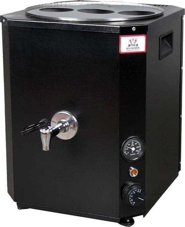 Anka Yeni Nesil Çay Makinası 3 Demlikli 35 Litre Siyah - Image 1