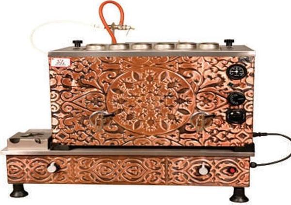 Anka Bakır Turbo Elektrikli Full Otomatik 6 Demlikli 60 Litre Çay Kazanı - Image 1