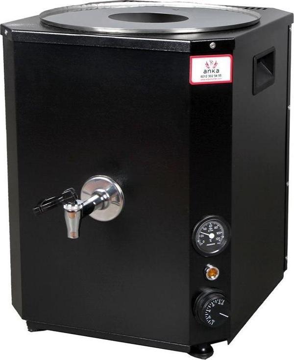 Anka Yeni Nesil Çay Makinası 1 Demlikli 10 Litre Siyah - Image 1