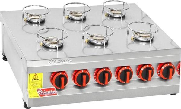 Himaksan  Tüplü 6 Ocaklı Künefe Ocağı Makinesi - Image 1