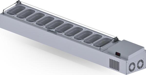 Iceinox Set Üstü Saladbar Pleksi Kapak GN 1/4-150: 10 Adet - Image 1