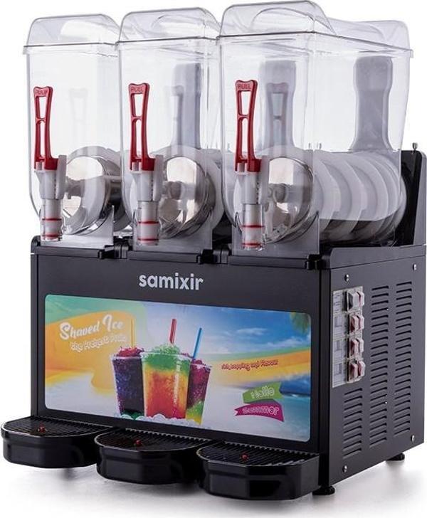 Samixir Triple Allure Üçlü 12+12+12 Lt Slush Buzlaş Karlamaç Makinesi SLUSH-36-BA - Image 1
