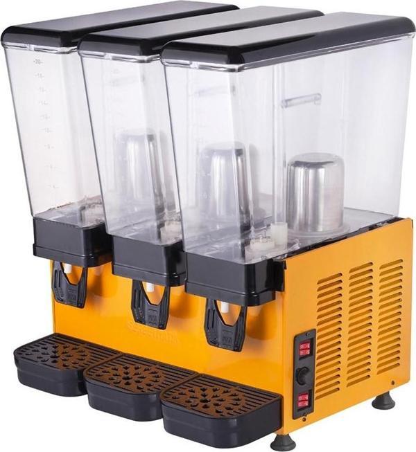 Şerbetmatik Üçlü 20+20+20 Lt Fıskiyeli Soğutucu Şerbet Makinesi - Image 1