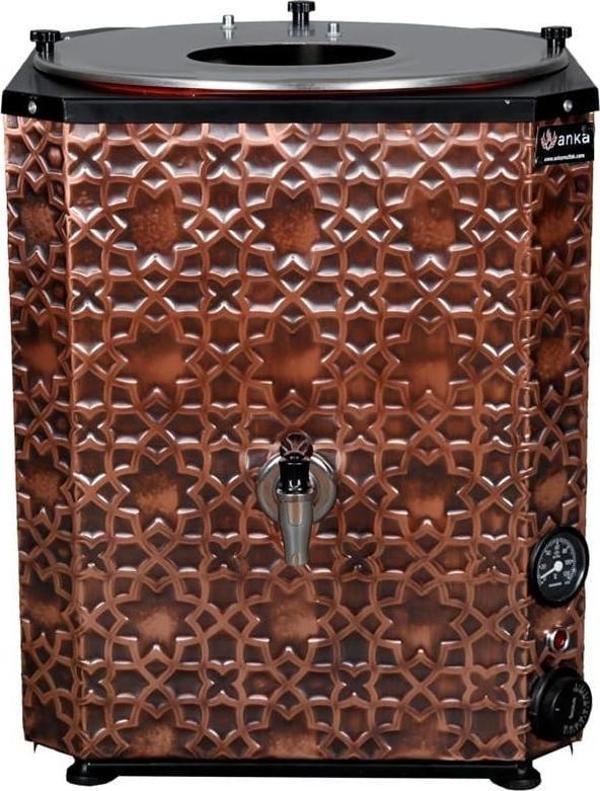 Anka Mini Yeni Nesil Çay Makinesi 1 Demlikli 5 Litre Bakır - Image 1