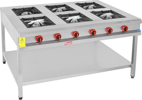 Himaksan  150 X 100 Cm Doğalgazlı Taban Raflı 6 Gözlü Ocak - Image 1