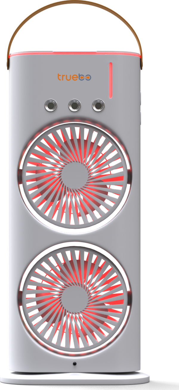 Truebo AirWind Buhar Püskürtmeli Kumandalı Dual Fan - Image 1
