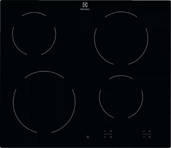 Electrolux EHF6240IOK Siyah Vitroseramik Elektrikli Ankastre Ocak - Image 1