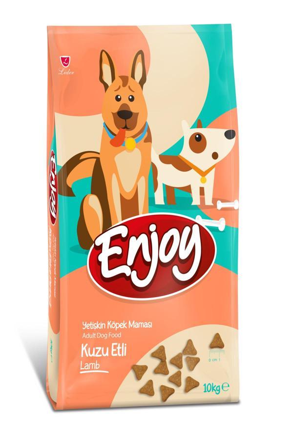 Enjoy Kuzu Etli  ve Pirinçli Yetişkin Köpek Maması 10 Kg - Image 1
