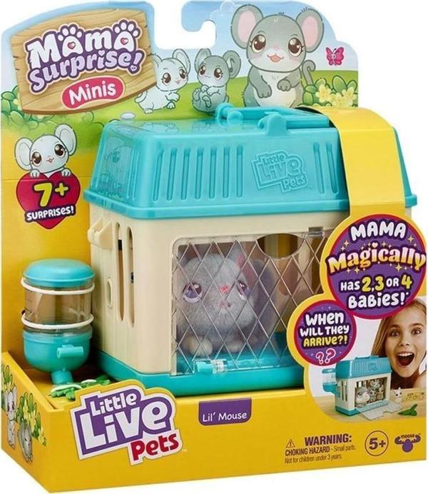 Nessiworld  LP301100 Little Live Pets Anne Fare ve Yavruları Oyun Seti - 26510 - Image 1