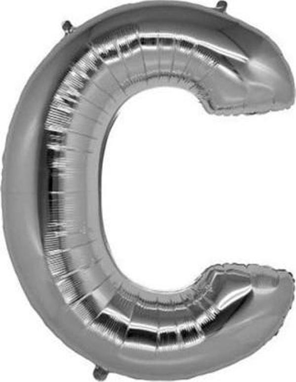 Gümüş Rengi Folyo Balon 1 Metre - Image 1