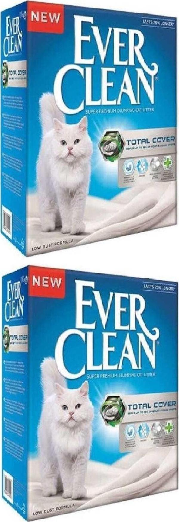 Ever Clean Total Cover Kedi Kumu 6 Lt X 2 Adet - Image 1