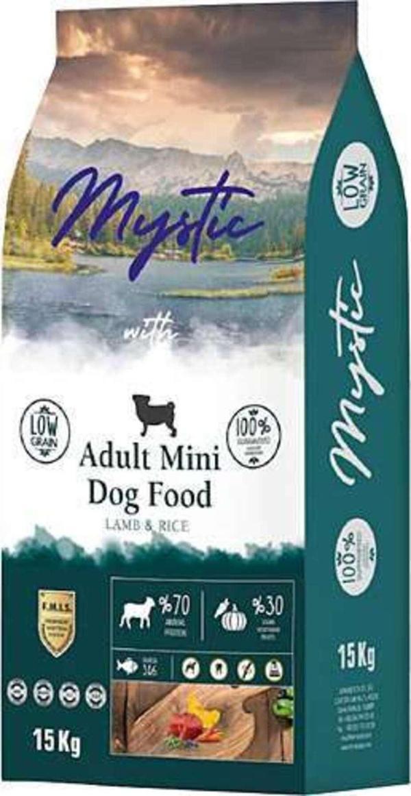 Mystic Düşük Tahıllı Mini Orta Irk Yetişkin Kuzulu Köpek Maması 15 kg - Image 1