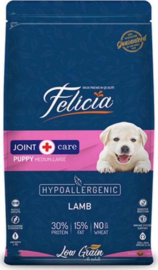 Felicia Kuzulu Large Breed Hypoallergenic Az Tahıllı Yavru Köpek Maması 15 Kg - Image 1