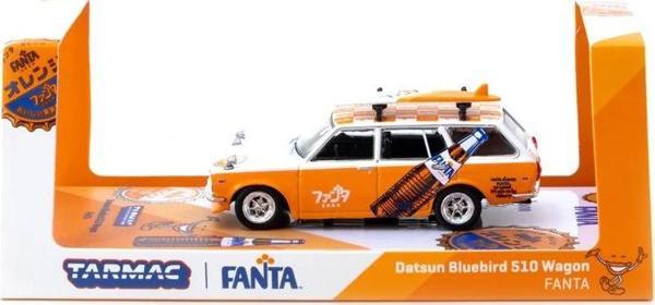 Tarmac Works 1/64 Datsun Bluebird 510 Wagon FANTA - GLOBAL64 - Image 1