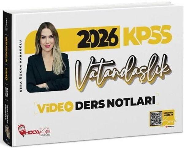 Hoca Kafası 2026 KPSS Vatandaşlık Video Ders Notları - Hoca Kafası Yayınları - Image 1