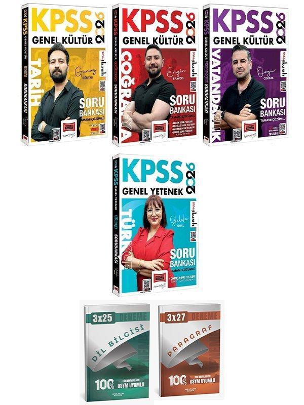 Anla Kazan + Yargı 2026 KPSS Tarih + Coğrafya + Vatandaşlık + Türkçe Soru Bankası 4 lü Set Yargı Yayınları - Yargı Yayınları - Image 1