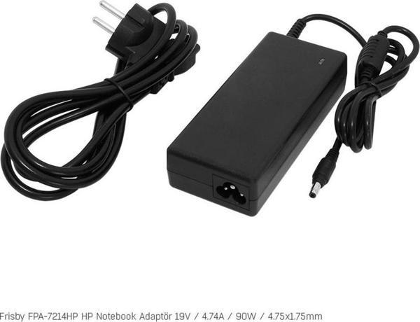 Frisby FPA-7214HP Notebook Adaptör (HP) 19V 4.74A (Uç Boyutu : 4.75 x 1.7mm) - Image 1