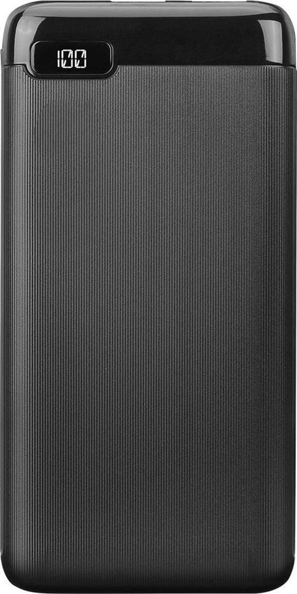 S-link 10000mAh 2-USB Port+Micro+USB Girişli Siyah LCD Göstergeli - Image 1