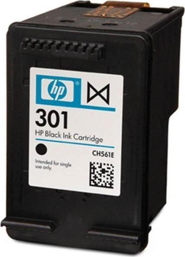 HP 301 Black Siyah Orjinal Kartuş - Image 1