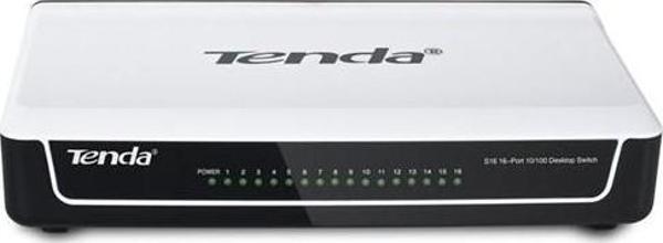 Tenda 16 Port 10-100 Mbps Switch Plastik Kasa - Image 1