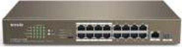 Tenda 16 Port Poe+ 10-100 Switch Çelik Kasa Rack Mount Poe +1 Gigabit/sfp Switch - Image 1