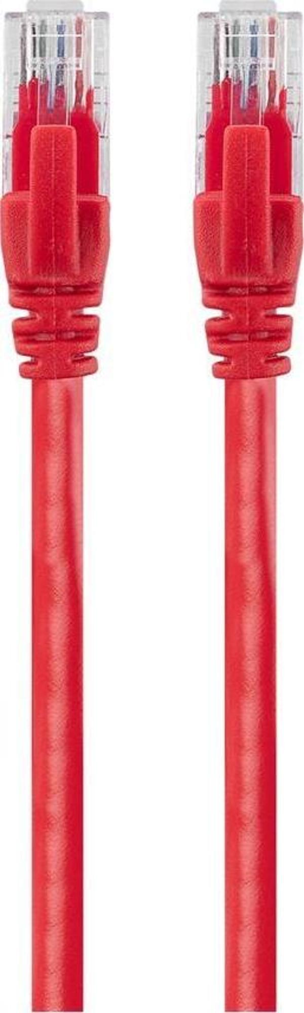 S-link 1 Metre Cat6 Kırmızı Utp Patch Kablo Ethernet Kablosu - Image 1