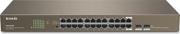 Tenda 24 Port 10-100-1000 Mbps + 2 Port SFP Switch Çelik Kasa Rack Mount - Image 1