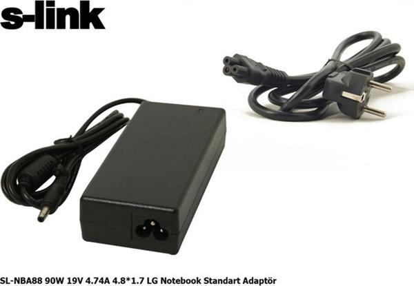 S-link 90W 19V 4.74A 4.8-1.7 Lg Notebook Adaptörü - Image 1