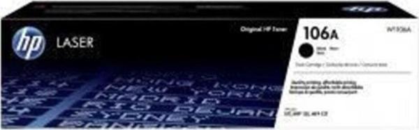 HP 106A Black Siyah 1.000 Sayfa Toner W1106A Orjinal Toner - Image 1