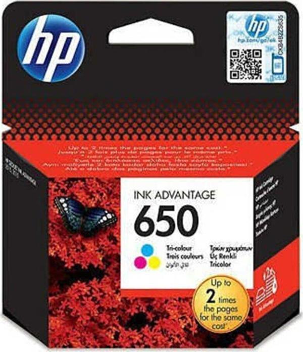 HP 650 Color Renkli Kartuş CZ102AE Renkli Kartuş - Image 1