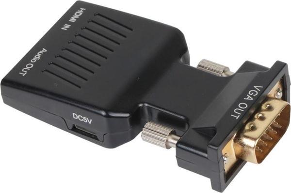 Vcom Siyah Vga Erkek To Hdmi Dişi Dönüştürücü - Image 1