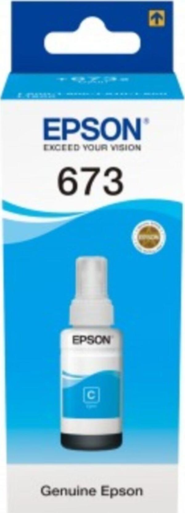 Epson T6732 L800 70 ml Mavi Mürekkep Kartuş - Image 1