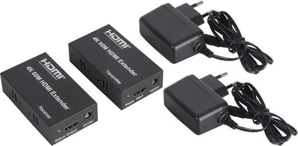 Vcom Hdmi RJ45 4K@30HZ Extender Metal 60m Uzatıcı - Image 1