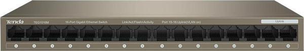 Tenda 16 Port 10-100-1000 Mbps Switch Metal Kasa - Image 1