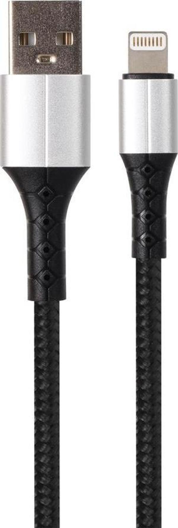 Vcom Lightning to USB 1 Metre 2 Amper Şarj Kablosu - Image 1