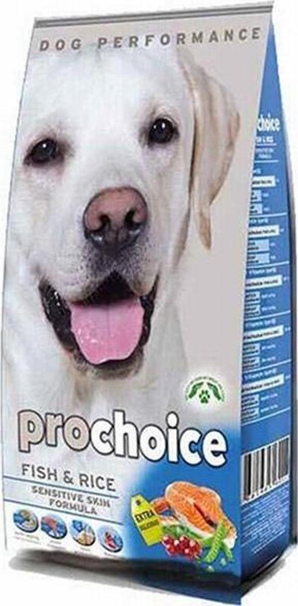 Pro Choice Sensitive Skin Balıklı ve Pirinçli Yetişkin Köpek Maması 12 Kg - Image 1