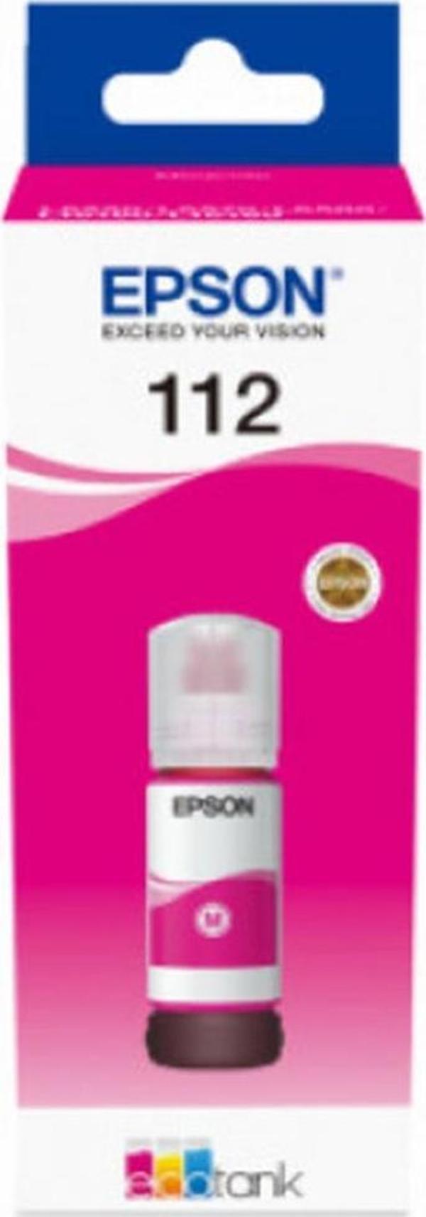 Epson T06C3 (112) Magenta Kırmızı Şişe Mürekkep - Image 1
