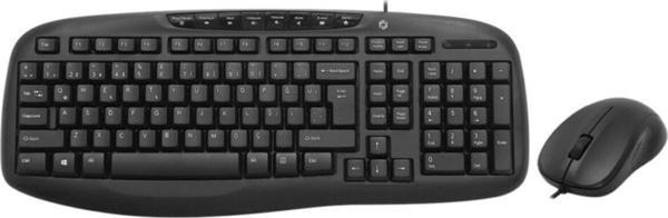 Frisby Kablolu Q-Türkçe Multimedya Kablolu Klavye & Mouse Seti - Image 1