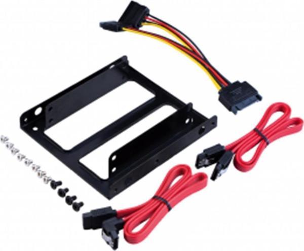 Akasa 2 x 2.5" HDD 3.5" Adaptör + Sata Kablo Seti - Image 1