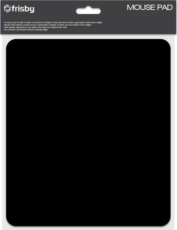Frisby Mouse Pad Kumaş Siyah 220 x 250 x 5mm - Image 1