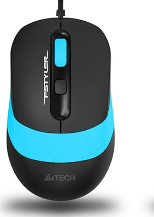 A4 Tech Usb Fstyler Mavi Optik 1600 Dpi Kablolu Mouse - Image 1