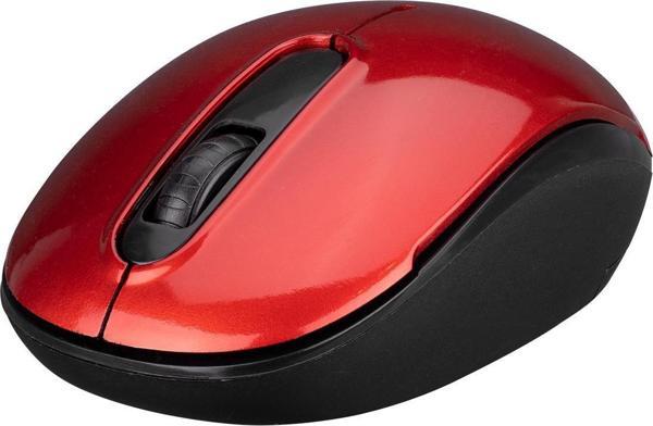 Everest USB 2.4 GHZ Optik Kablosuz Mouse Kırmızı Kablosuz Mouse - Image 1