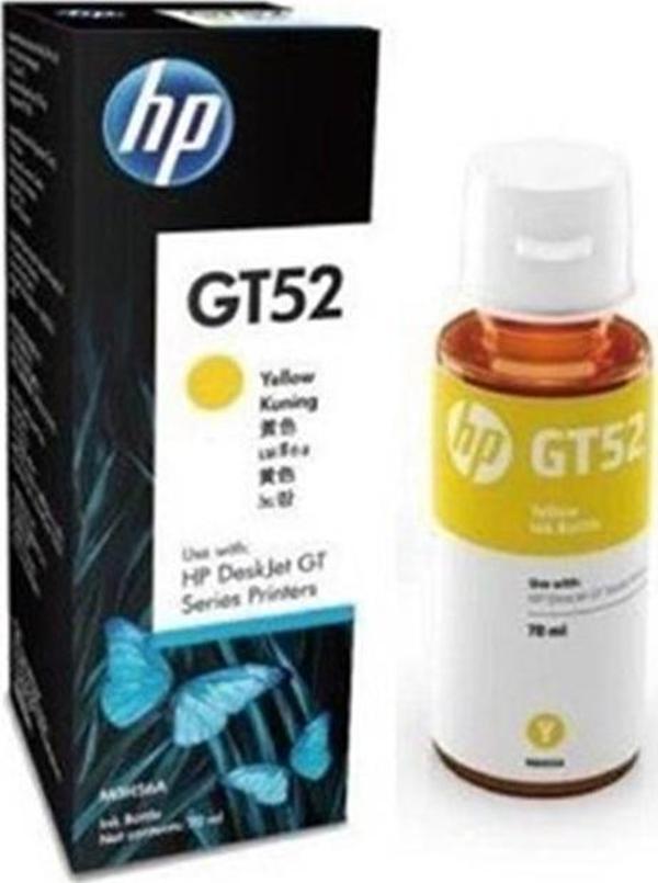 HP GT52 Yellow Sarı Mürekkep  - Image 1