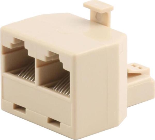 Elba Jack- 2X8P8C Jack 2li RJ45 Çoklayıcı - Image 1