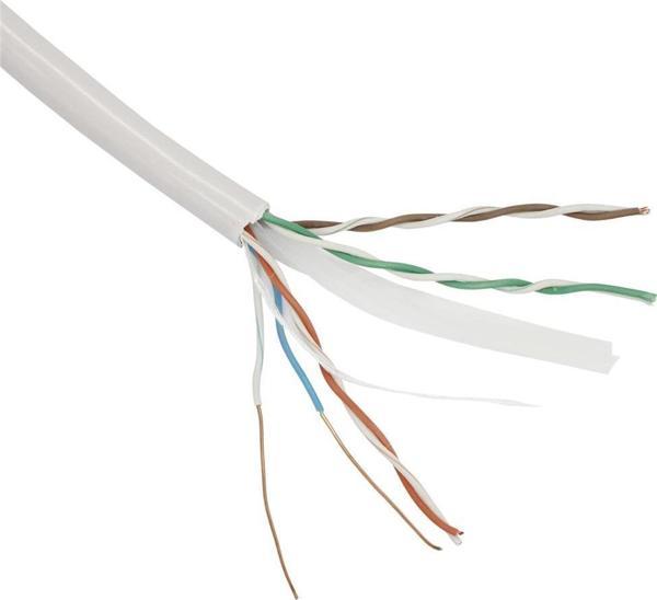 Vcom Utp Ca6 23 AWG 0.57CCA 100 Metre Gri Kablo - Image 1