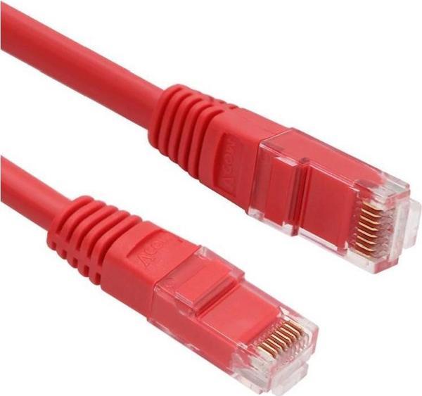 Vcom Cat6 5 Metre Kırmızı Utp Patch Kablo Ethernet Kablosu - Image 1