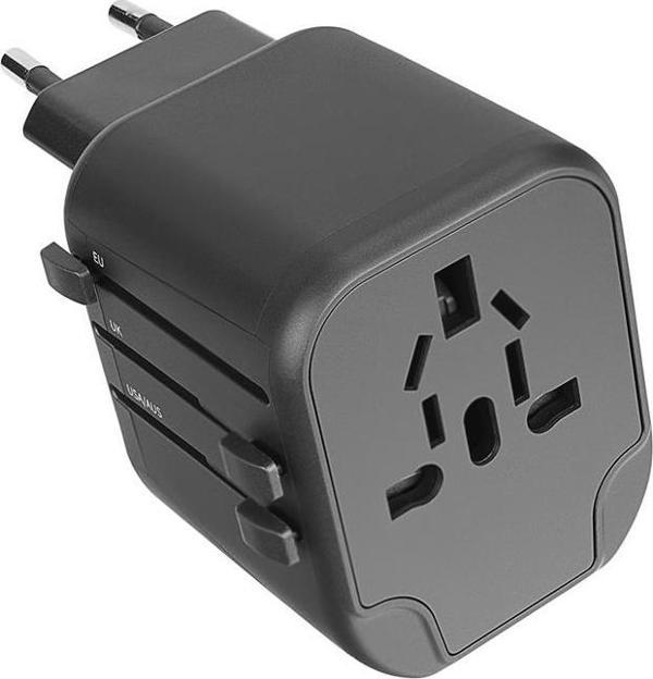 S-link 2-USB 2.4Aı 100-240V Universal Çevirici Priz Adaptör - Image 1