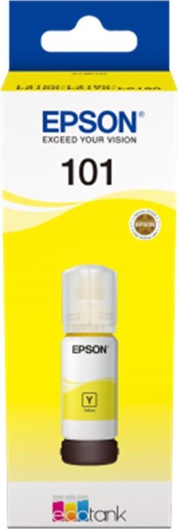 Epson 101 Yellow Sarı Şişe Mürekkep - Image 1