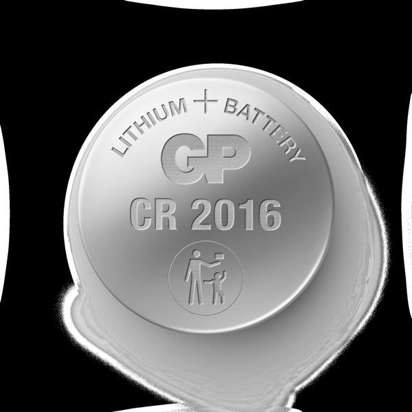 Gp 3V Lityum Düğme Pil Tekli Paket CR2016 - Image 1